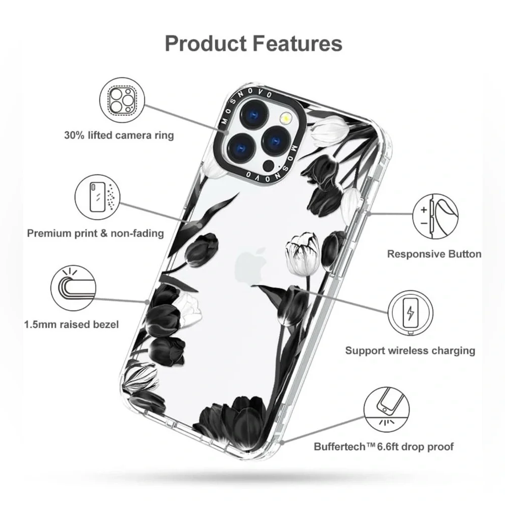 MOSNOVO Case for iPhone 13 Pro Max 6.6ft Military-Grade Drop Protection